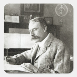 Pegatina Cuadrada Sir Edward Elgar
