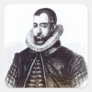 Pegatina Cuadrada Sir Francis Walsingham