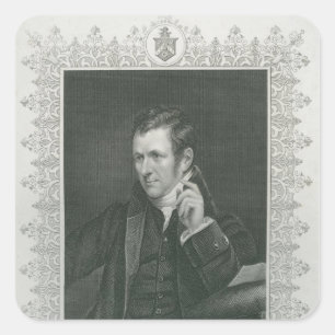 Pegatina Cuadrada Sir Humphry Davy