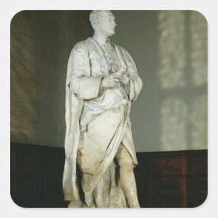 Pegatina Cuadrada Sir Isaac Newton