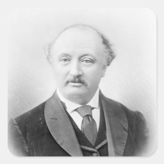 Pegatina Cuadrada Sir John Stainer (Anverso)