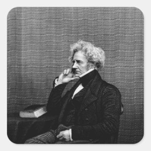 Pegatina Cuadrada Sir Juan F.W. Herschel