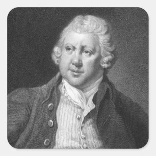 Pegatina Cuadrada Sir Richard Arkwright