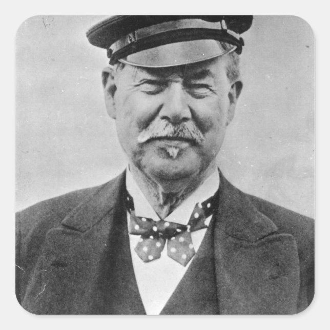 Pegatina Cuadrada Sir Thomas Lipton (Anverso)