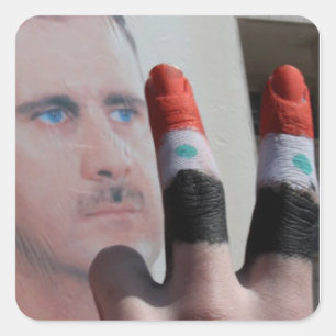 PEGATINA CUADRADA SIRIA