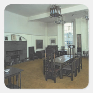 Pegatina Cuadrada Sitio de Mackintosh