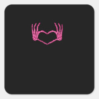 Skeleton Heart Hands Classic