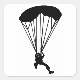 PEGATINA CUADRADA SKY DIVE NIGHT