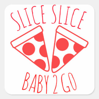 Pegatina Cuadrada Slice Slice Baby