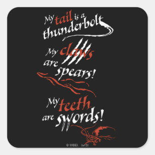 Pegatina Cuadrada SMAUG™ Intro