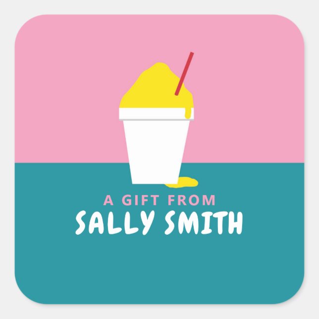 PEGATINA CUADRADA SNOBALL (Anverso)