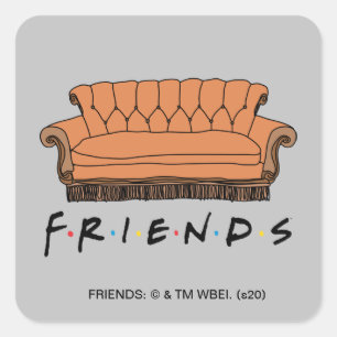 Pegatina Cuadrada Sofá de FRIENDS™