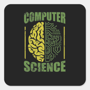 Pegatina Cuadrada Software Informatiker de Ciencias Informáticas
