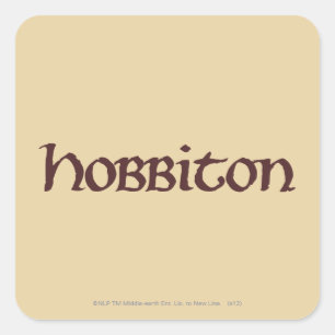 Pegatina Cuadrada Sólido de HOBBITON™