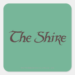Pegatina Cuadrada Sólido del nombre SHIRE™