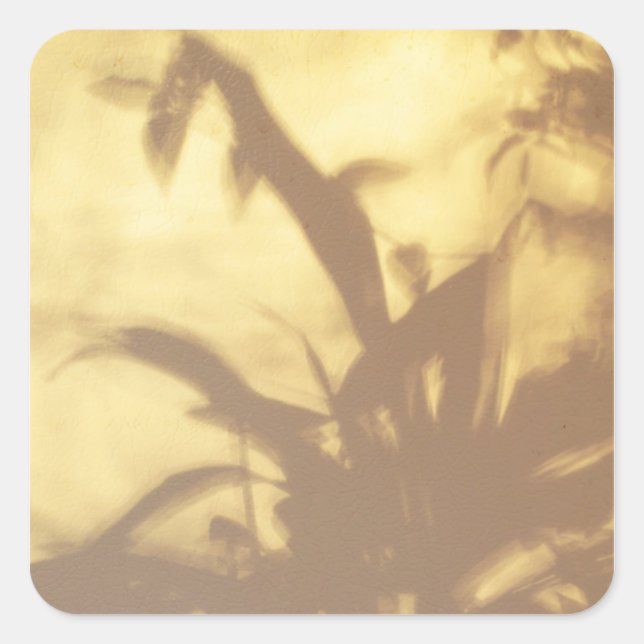 Pegatina Cuadrada Sombras (Anverso)