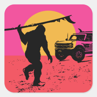 Pegatina Cuadrada Sostén tus caballos Sas