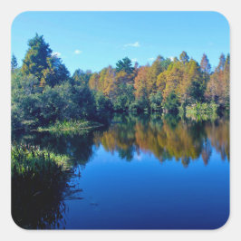 Pegatina Cuadrada South Lake Howard