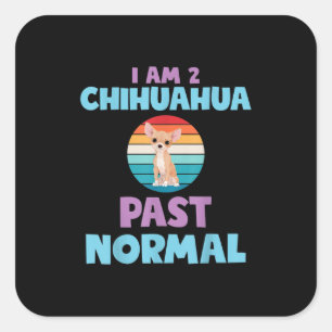 Pegatina Cuadrada Soy 2 Chihuahua... - .............................