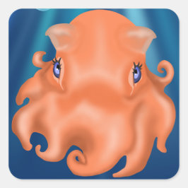 Pegatina Cuadrada Soy Squishy