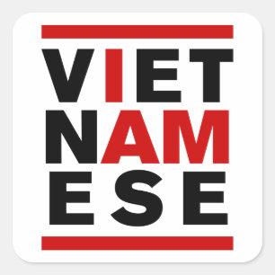PEGATINA CUADRADA SOY VIETNAMITA
