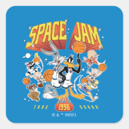Pegatina Cuadrada SPACE JAM™ TUNE SQUAD™ 1996 Gráfico