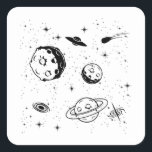 Pegatina Cuadrada Space Lover Adult Astronomy Hobby Outer Space<br><div class="desc">The Space Lover Adult Astronomy Hobby Outer Space Gift Astronomer! For gifts for space lovers,  what to get someone who loves space,  presents for space lovers and sci fi fan gifts! A space birthday gift idea,  National Space Day,  astronomy christmas gifts or planetarium!</div>