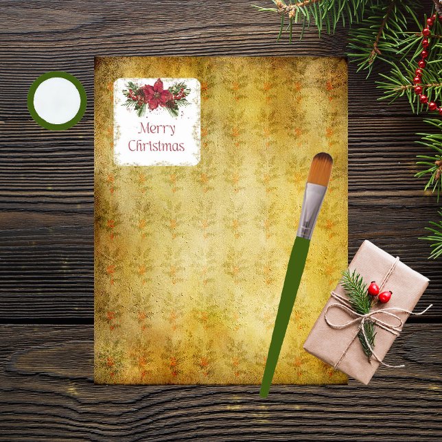 Pegatina Cuadrada Sparkly Christmas Sticker (Subido por el creador)