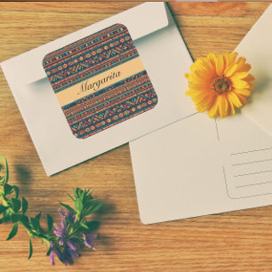 Pegatina Cuadrada Sprirt of the Southwest, personalizado