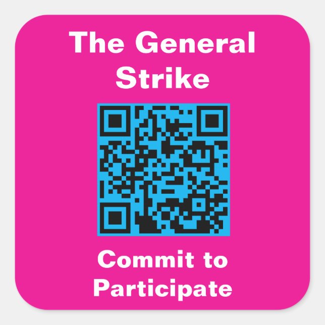 Pegatina Cuadrada Square, 3 inch stickers, six to a sheet (Anverso)