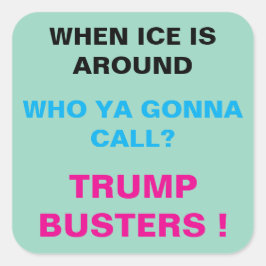 Pegatina Cuadrada Square Stickers, sheet of six 3 inch stickeSticker