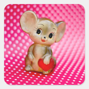 Pegatina Cuadrada Sr. Mouse