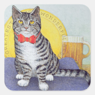 Pegatina Cuadrada Sr. Wonderful