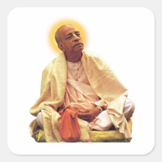 Pegatina Cuadrada Srila Prabhupada ji