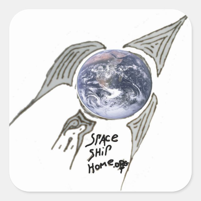 Pegatina Cuadrada sshlogo1 (Anverso)