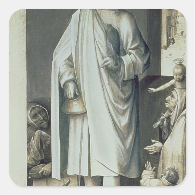 Pegatina Cuadrada St. Bavo, exterior del ala derecha (Anverso)