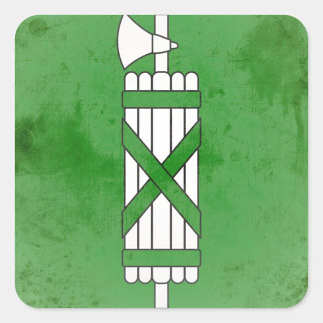 Pegatina Cuadrada St. Gallen (Anverso)