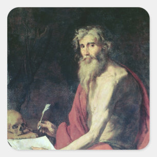 Pegatina Cuadrada St Jerome 2