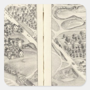 Pegatina Cuadrada St. Louis, Missouri 18