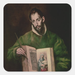 Pegatina Cuadrada St Luke