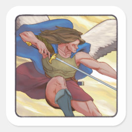 Pegatina Cuadrada St. Michael el Archangel