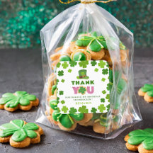 St. Patrick's Day Boy Birthday Clover Gracias