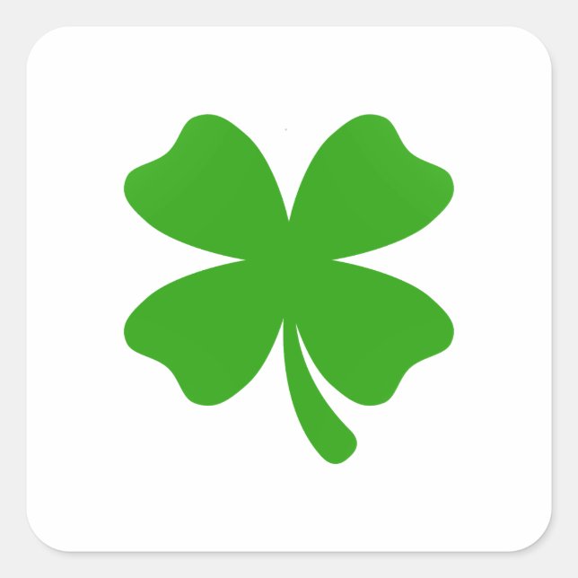Pegatina Cuadrada st patricks obstruyen la emoji (Anverso)
