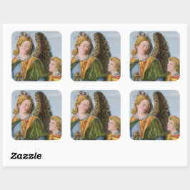 Pegatina Cuadrada St. Raphael the Archangel & Tobias (detalle: M 017