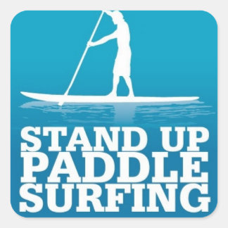 Pegatina Cuadrada stand up paddle