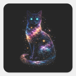 Pegatina Cuadrada Starbound Familiar