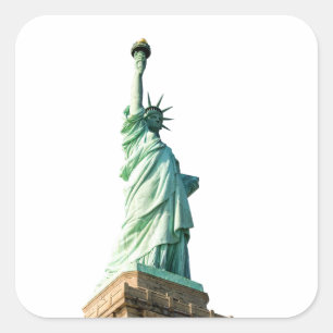 Pegatina Cuadrada Statue of liberty