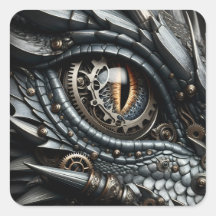 Steampunk Dragon Oye Closeup Ai Art