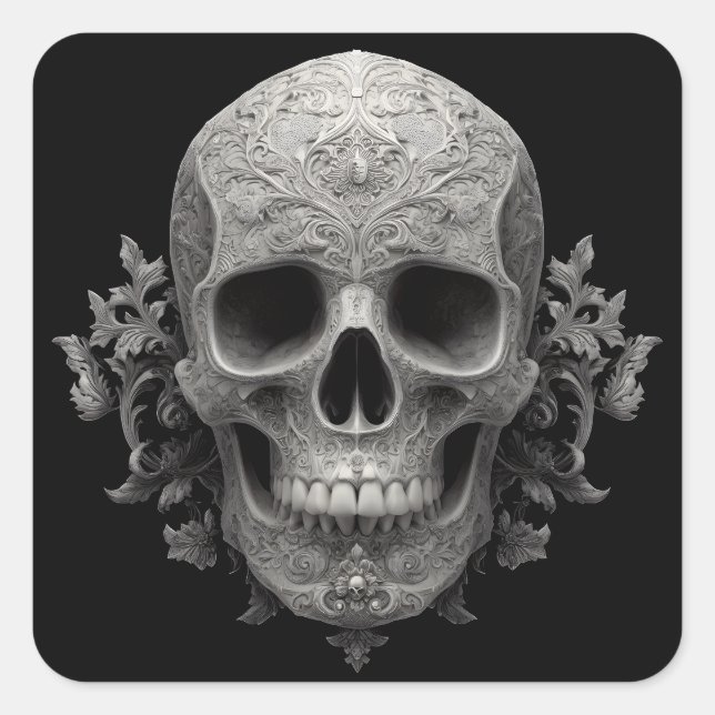 Pegatina Cuadrada Steampunk Kitten (Anverso)