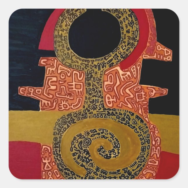 Pegatina Cuadrada Sticker (Anverso)